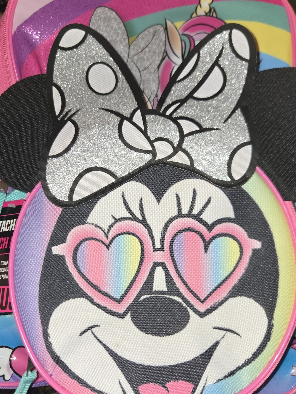 Minnie‎ Mouse Youth 2 Piece Backpack set with Matching Lunch Kit - NEW